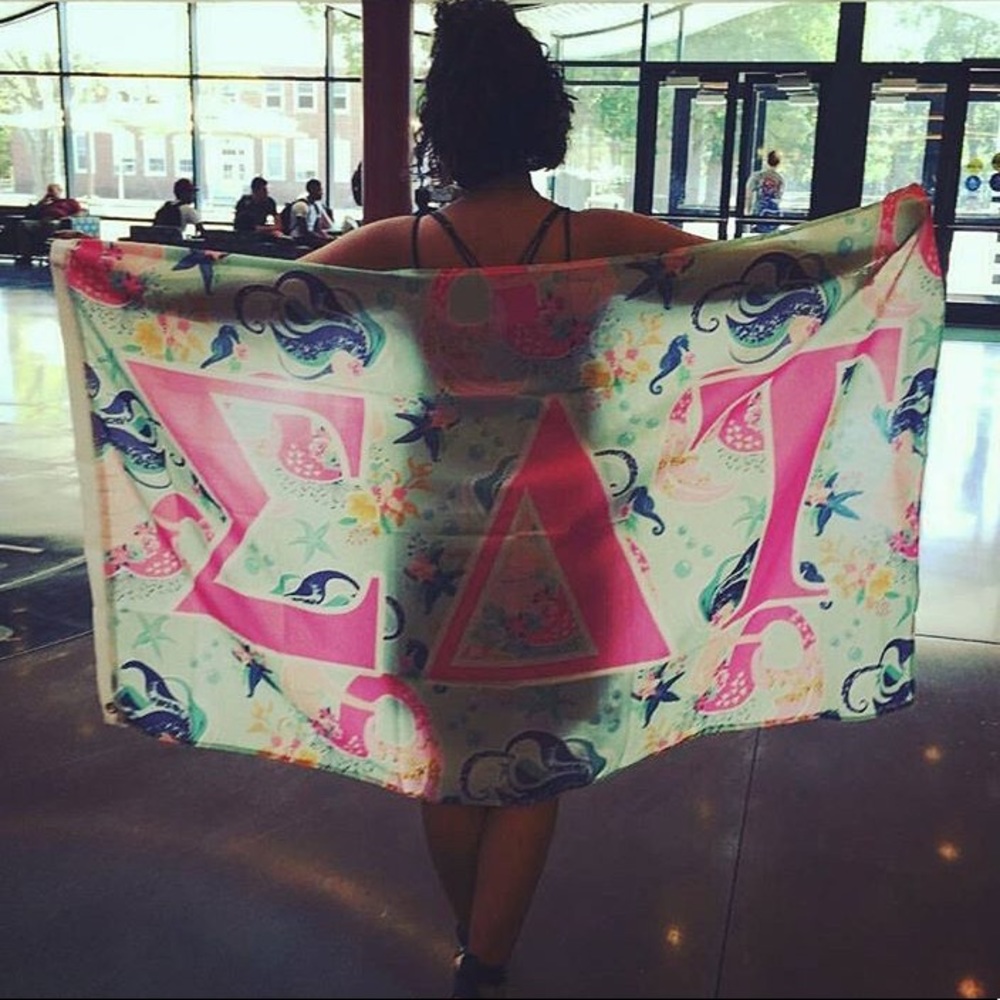 Sigma Delta Tau Mermaid Flag